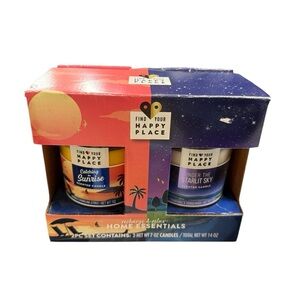 Find Your Happy Place 2-Piece Candle Set – 7 oz Each